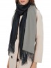 Cashmere Feeling Double Sided Solid Color Premium Scarf